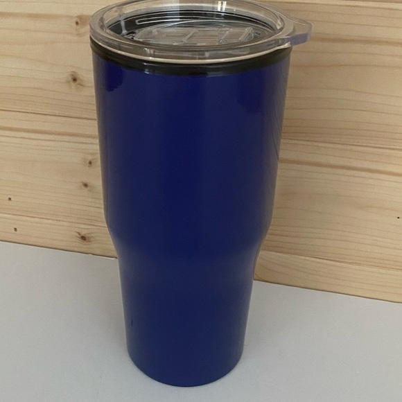 FedEx Logistics 30 oz Tumbler BPA-Free Purple Lightweight Cup with Screw-On Lid - Picture 4 of 9
